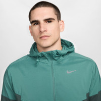 Nike Miler Repel Trainingspak Full-Zip Lichtgroen Groen Zwart Zilver