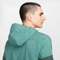 Nike Miler Repel Trainingspak Full-Zip Lichtgroen Groen Zwart Zilver