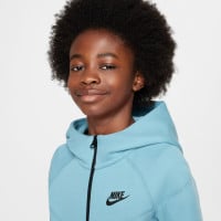 Nike Tech Fleece Sportswear Trainingspak Kids Lichtblauw Zwart