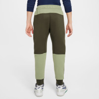 Nike Tech Fleece Sportswear Joggingbroek Kids Donkergroen Lichtgroen Zwart