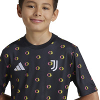 adidas Juventus Pre-Match Trainingsshirt 2024-2025 Kids Zwart