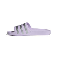 adidas Adilette Aqua Slippers Dames Paars Zilver