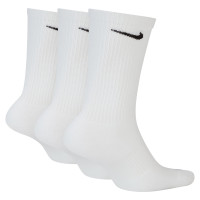 Nike Everyday Plus Cushioned Sportsokken 3-Pack Wit Zwart