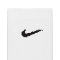 Nike Everyday Plus Cushioned Sportsokken 3-Pack Wit Zwart