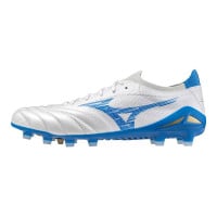 Mizuno Morelia Neo IV Beta Elite Gras Voetbalschoenen (FG) Wit Blauw