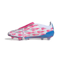 adidas Predator Elite FT Gras Voetbalschoenen (FG) Wit Roze Blauw