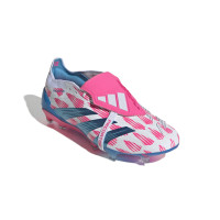 adidas Predator Elite FT Gras Voetbalschoenen (FG) Wit Roze Blauw