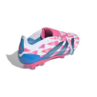 adidas Predator Elite FT Gras Voetbalschoenen (FG) Wit Roze Blauw