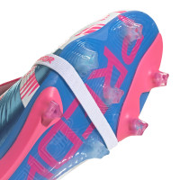 adidas Predator Elite FT Gras Voetbalschoenen (FG) Wit Roze Blauw