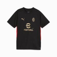 PUMA AC Milan Trainingsset 2024-2025 Kids Zwart Rood Goud