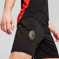 PUMA AC Milan Trainingsbroekje 2024-2025 Zwart Rood Goud