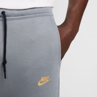 Nike Tech Fleece Sportswear Joggingbroek Grijs Goud