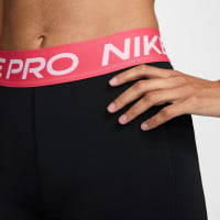 Nike Pro Leak Protection Sportbroekje Dames Zwart Roze Wit