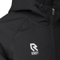 Robey Softshell Essential Jas Zwart