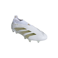 adidas Predator Elite Veterloze Gras Voetbalschoenen (FG) Wit Goud