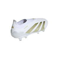 adidas Predator Elite Veterloze Gras Voetbalschoenen (FG) Wit Goud