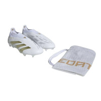 adidas Predator Elite Veterloze Gras Voetbalschoenen (FG) Wit Goud