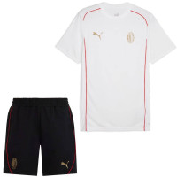 PUMA AC Milan Casuals Zomerset 2024-2025 Wit Zwart Rood Goud