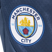 PUMA Manchester City Trainingsbroek 2024-2025 Kids Donkerblauw Lichtblauw