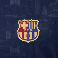 Nike FC Barcelona Pre-Match Trainingsshirt 2024-2025 Donkerblauw Goud