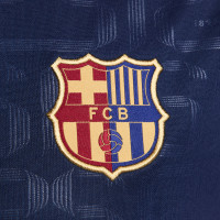 Nike FC Barcelona Pre-Match Trainingsshirt 2024-2025 Dames Donkerblauw Goud