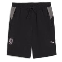 PUMA AC Milan Pumatech Broekje Woven 2024-2025 Zwart Grijs