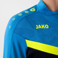 JAKO Iconic Trainingstrui 1/4-Zip Donkerblauw Lichtblauw