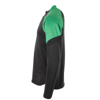 Stanno Bolt Trainingstrui 1/4-Zip Kids Zwart Groen