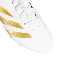 adidas Predator Club Gras / Kunstgras Voetbalschoenen (FxG) Kids Wit Goud