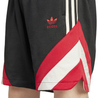 adidas Manchester United Originals Broekje 2024-2025 Zwart Rood