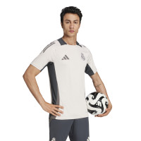 adidas Real Madrid Trainingsset Europees 2024-2025 Beige Donkergrijs Bruin