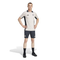 adidas Real Madrid Trainingsbroekje Europees 2024-2025 Donkergrijs Bruin Wit