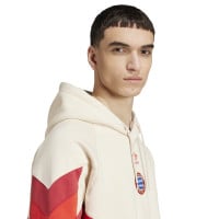 adidas Bayern München Originals Hoodie 2024-2025 Beige Rood