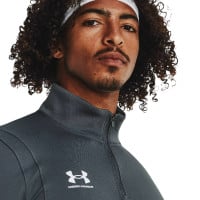 Under Armour Challenger Trainingspak 1/4-Zip Donkergrijs Wit