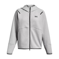 Under Armour Unstoppable Fleece Joggingpak Full-Zip Hooded Dames Grijs Zwart