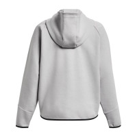 Under Armour Unstoppable Fleece Joggingpak Full-Zip Hooded Dames Grijs Zwart