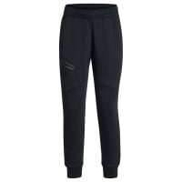 Under Armour Unstoppable Fleece Joggingbroek Dames Zwart Donkergrijs