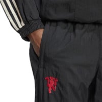 adidas Manchester United Originals Track Trainingsbroek 2024-2025 Zwart Wit Rood