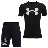 Under Armour Tech Big Logo Zomerset Kids Zwart