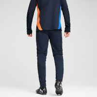 PUMA Olympique Marseille Trainingspak 1/4-Zip 2024-2025 Donkerblauw Oranje