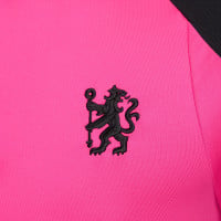 Nike Chelsea Strike Trainingspak 1/4-Zip 2024-2025 Roze Zwart