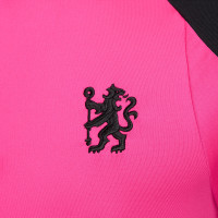 Nike Chelsea Strike Trainingstrui 1/4-Zip 2024-2025 Roze Zwart