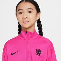 Nike Chelsea Strike Trainingspak Full-Zip 2024-2025 Kids Roze Zwart