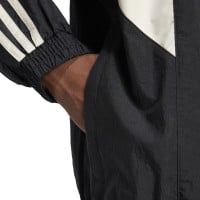 adidas Manchester United Originals Trainingsjack 2024-2025 Zwart Rood