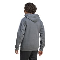 adidas Essentials Fleece Hoodie Donkergrijs Wit