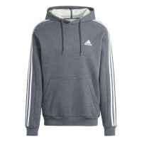 adidas Essentials Fleece Hoodie Joggingpak Donkergrijs Wit