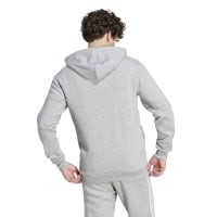 adidas Essentials Fleece Joggingpak Full-Zip Grijs Wit