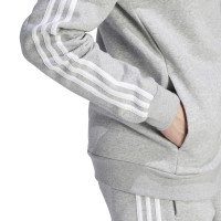 adidas Essentials Fleece Vest Grijs Wit