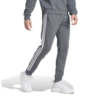 adidas Essentials Fleece Joggingbroek Donkergrijs Wit