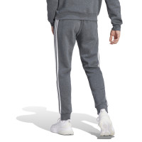 adidas Essentials Fleece Joggingbroek Donkergrijs Wit